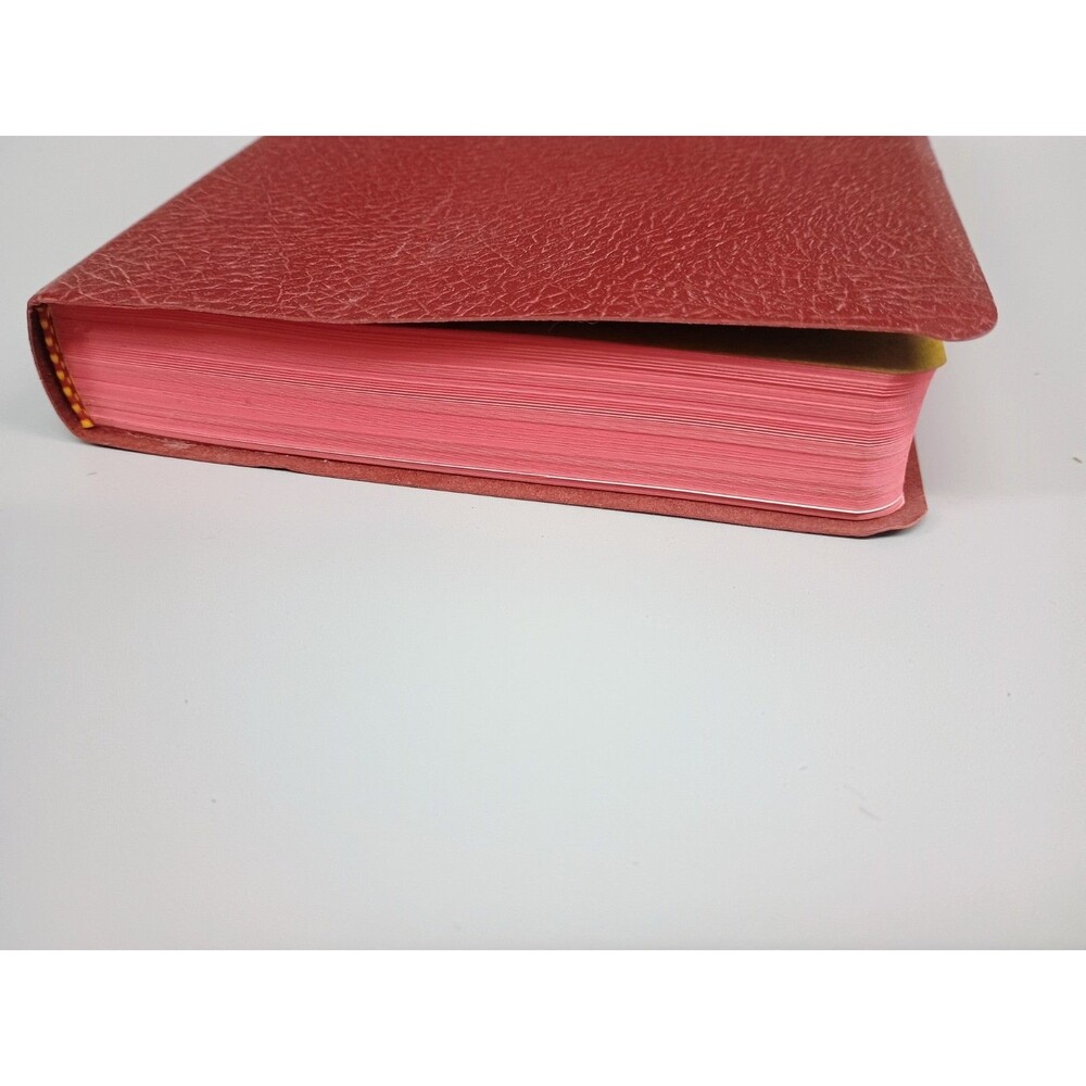 Holy Bible Red Letter Dictionary Concordance KJV Nelson Bonded Leather 1977 - Picture 2 of 6